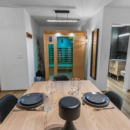 Appartement Renove Avec Vue Panoramique Et Sauna Saas-Fee